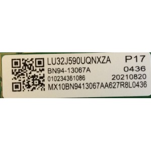 MAIN PARA MONITOR SAMSUNG 4K RESOLUCION ( 3840x2160 ) UHD / NUMERO DE PARTE BN94-13067A / BN41-02452B / BN97-14461A / BN9413067A / PANEL M315DJJ-K30 / MODELO U32J590UQNXZA LB02
